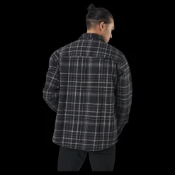 Hot Whistler Dewey M Checked Fleece Shirt Black Svart