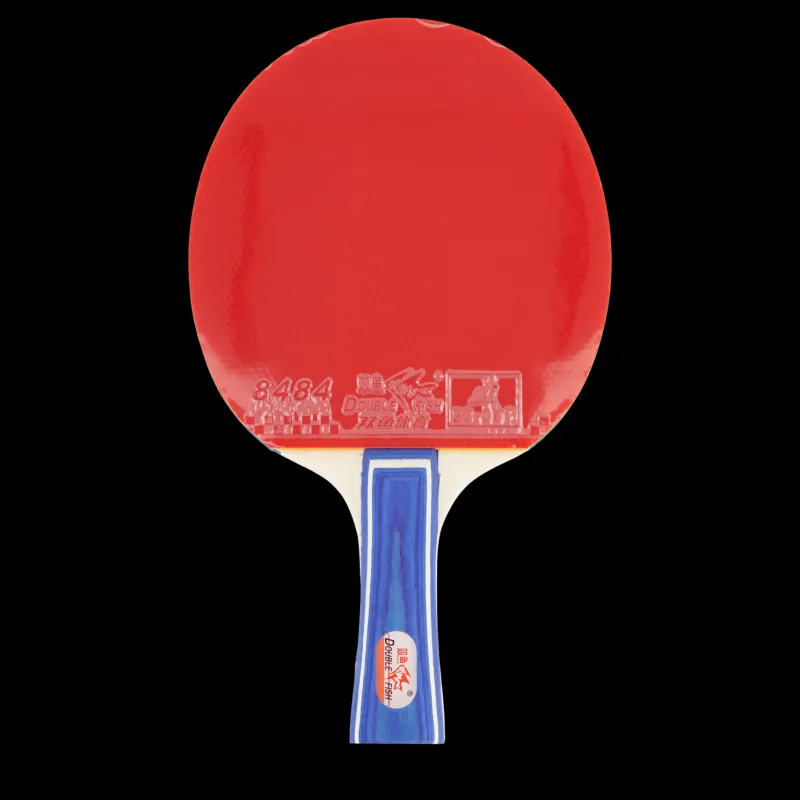 New Double Fish Df-02 Table Tennis Racket Röd