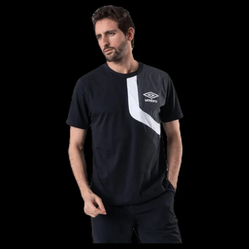Discount Umbro Diamond Cut Pocket Tee Black Svart
