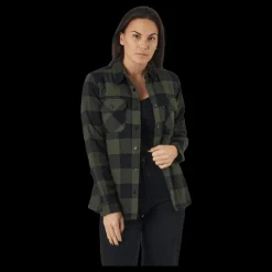 Tuxer Dina Shirt Dark Olive Flerfärgad Hot