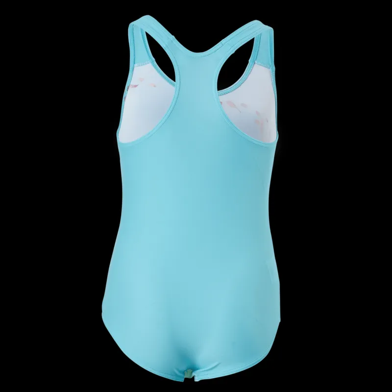 Speedo Disney Frozen 2 Digital Placement Swimsuit Blue Blå Clearance