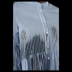 Only Ditte Life Stripe 3/4 Dress W White Flerfärgad Clearance