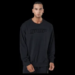 GASP Division Crewneck Black Svart Best