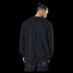 GASP Division Crewneck Black Svart Best