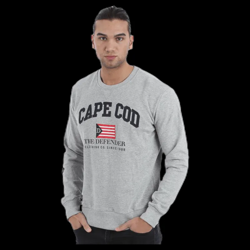The Defender Dixon Sweat Premium Grey Grå Best
