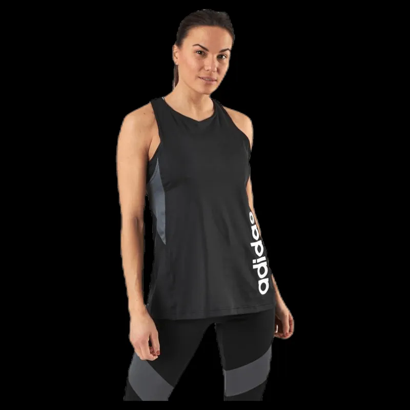 Outlet adidas D2M CB Tank White/Black Svart