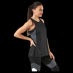 Outlet adidas D2M CB Tank White/Black Svart