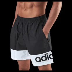 adidas D2M Colour Block Short White/Black Svart Online