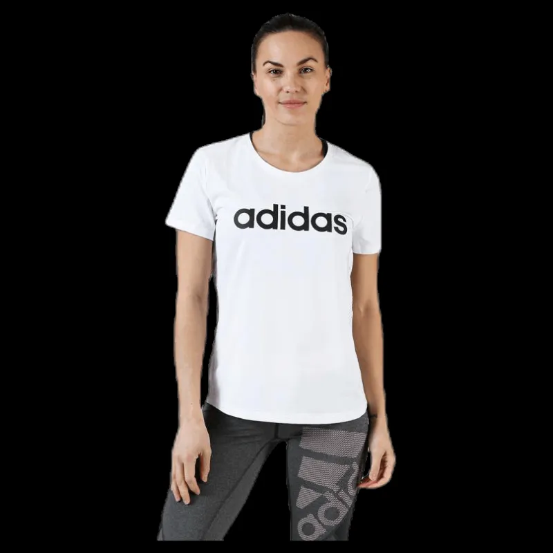 adidas D2M Logo Tee White Vit