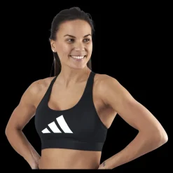 New adidas Dont Rest 3 Bars Bra Black / Grey Four / White Svart