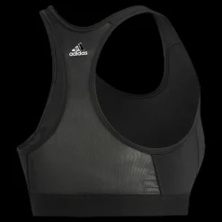 Clearance adidas Dont Rest Alphaskin Sport Branded Bra Black / White Svart