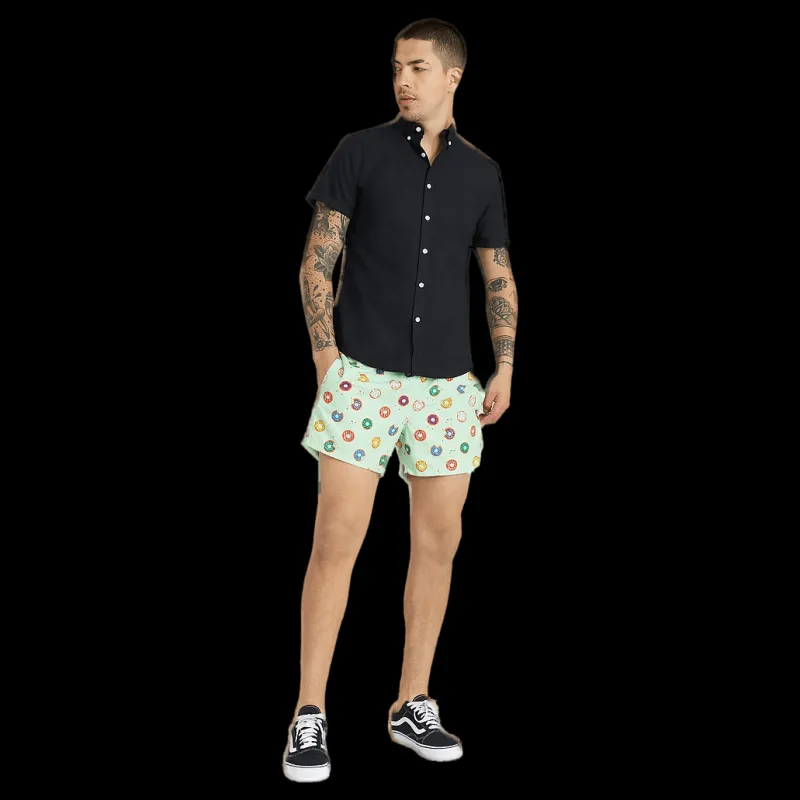Online Happy Socks Donut Swimshorts Green Grön