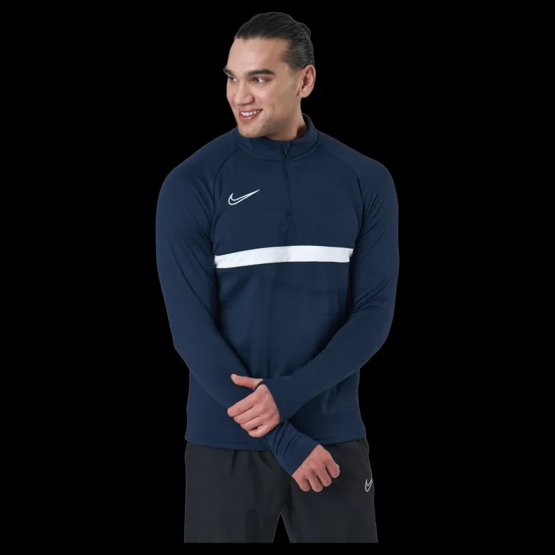 New Nike Dri-fit Academy Men Soccer Obsidian/white/white/white Blå