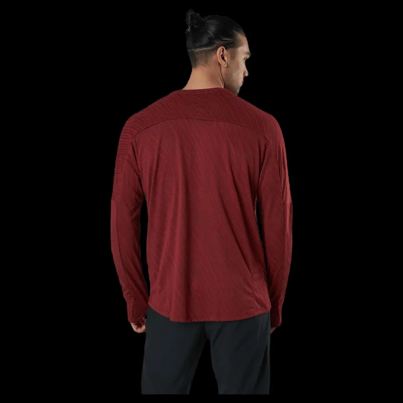 Clearance Nike Dri-FIT Element 1/2-Zip Top Trail Red Röd