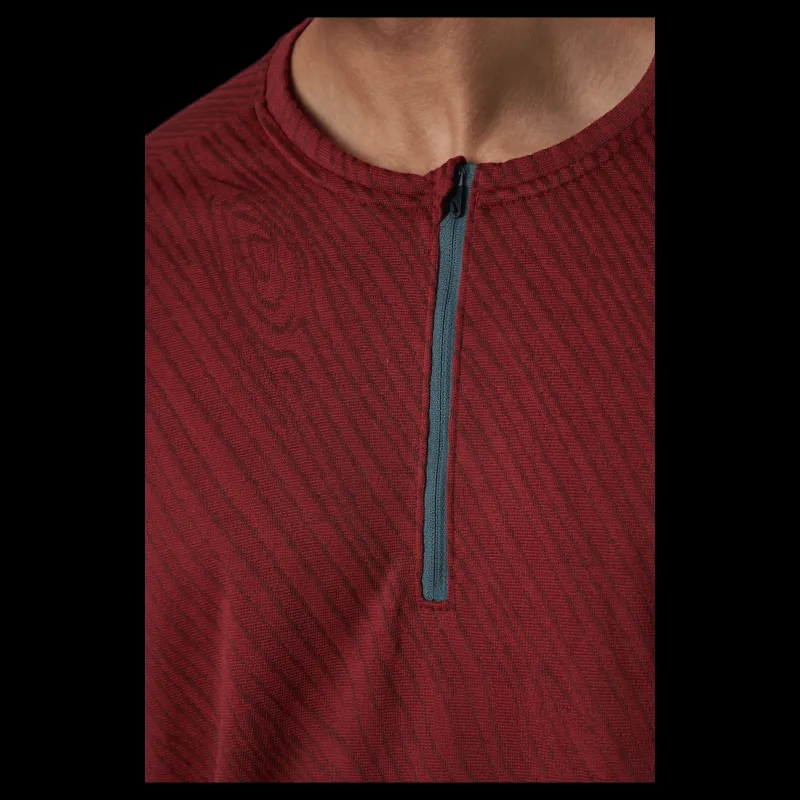 Clearance Nike Dri-FIT Element 1/2-Zip Top Trail Red Röd