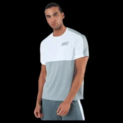 Nike Dri-FIT Hyper SS Top White/Grey Vit
