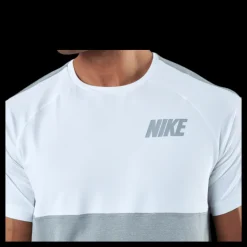 Nike Dri-FIT Hyper SS Top White/Grey Vit