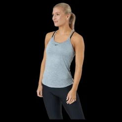 Hot Nike Dri-FIT One Elastika Women's Standard Fit Tank PARTICLE GREY/HTR/BLACK Grå