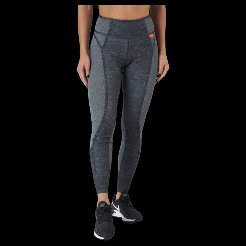 Nike Dri-fit One Luxe Women's Mid-r Black/htr Grå Sale
