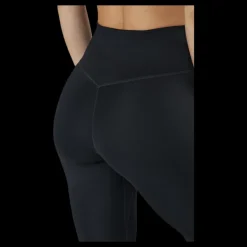 Nike Dri-FIT One Women's Mid-Rise Leggings BLACK/WHITE Svart Sale