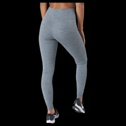 New Nike Dri-FIT One Women's Mid-Rise Leggings IRON GREY/HTR/WHITE Grå
