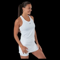 Nike Dri-FIT One Women's Slim Fit Tank WHITE/BLACK Vit Best