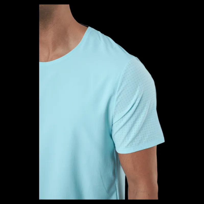 Nike Dri-fit Rise 365 Short-sleeve Copa/reflective Silv Blå Sale