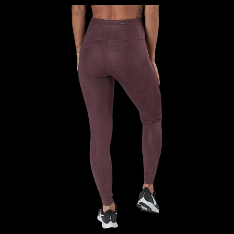 Nike Dri-fit Run Division Epic Fast Dark Wine/black/reflective Sil Lila Best