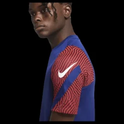Nike Dri-FIT Strike SS Blue/White Blå New
