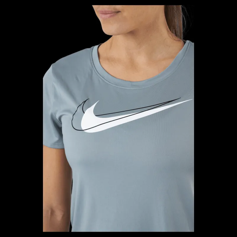 Clearance Nike Dri-fit Swoosh Run Women's Run Particle Grey/white Grå