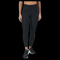 Nike Dri-fit Swoosh Run Women's 7/8 Black/white Svart Outlet