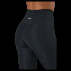 Outlet Nike Dri-fit Swoosh Run Women's 7/8 Black/white Svart