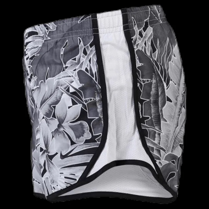 Nike Dri-FIT Tempo Printed Youth White/Black Grå Hot