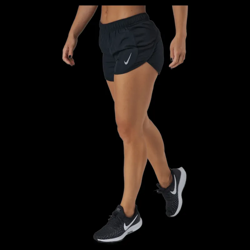 Nike Dri-FIT Tempo Race Women's Running Shorts BLACK/REFLECTIVE SILV Svart Best