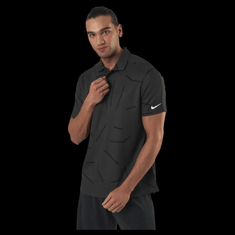 Nike Dri-FIT Tiger Woods Pique Black/Grey Svart Hot