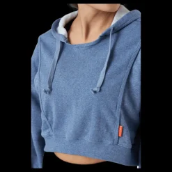 New Nike Dri-fit Women's Fleece Trainin Ashen Slate/htr Blå