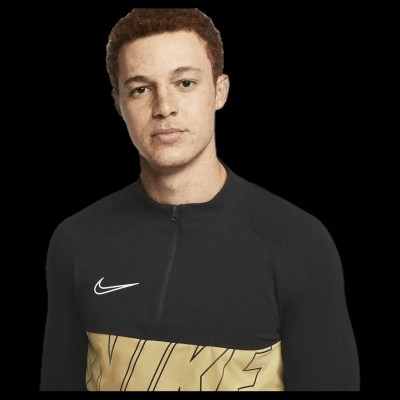 New Nike Dry Academy Drill Top Black/Gold Svart