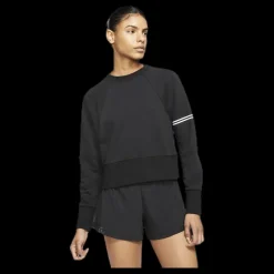 Nike Dry Get Fit Fleece Crew White/Black Svart Online