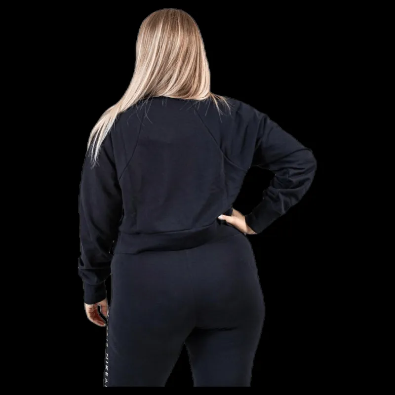 Nike Dry Lux Crew Plus White/Black Blå Sale