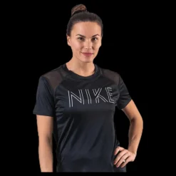 Nike Dry Miler SS Black/Silver Svart Sale