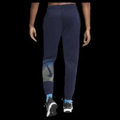Nike Dry Pant Fleece Linear Vision Blue Blå Outlet