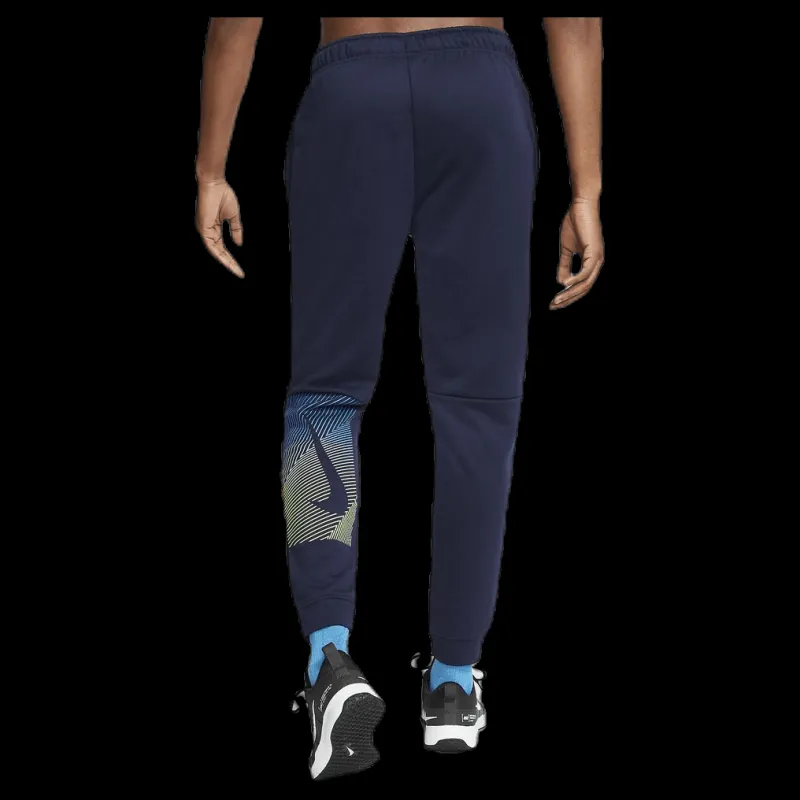 Nike Dry Pant Fleece Linear Vision Blue Blå Outlet