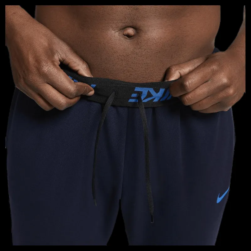 Nike Dry Pant Fleece Linear Vision Blue Blå Outlet