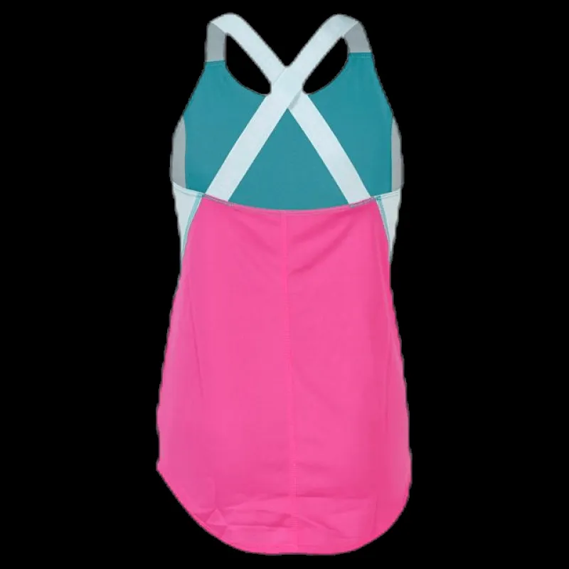 Nike Dry Tank Elastic Strap Blue/Pink Rosa