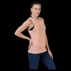 Nike Dry Tank Studio Open Back Pink Rosa New