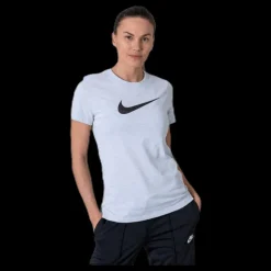 New Nike Dry Tee DFC Crew White/Black Vit
