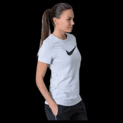 New Nike Dry Tee DFC Crew White/Black Vit