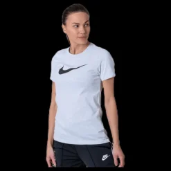 New Nike Dry Tee DFC Crew White/Black Vit