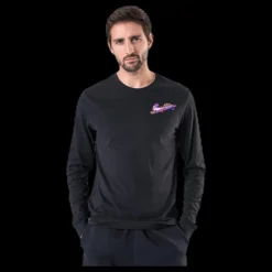 Hot Nike Dry Tee LS Hook Black Svart