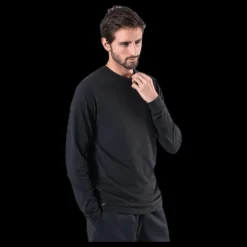 Hot Nike Dry Tee LS Hook Black Svart